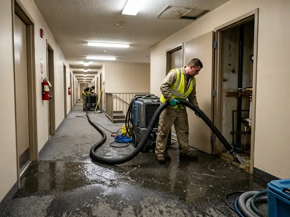 multi-unit-apartment-hallway-f-005 — frequently asked questions, Emergency Burst Pipe Water Extraction & Removal in New Phil…